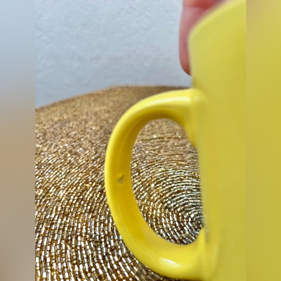 Vintage Levtov Face Mug Yellow Rare Viva La Mamma - Picture 5 of 8